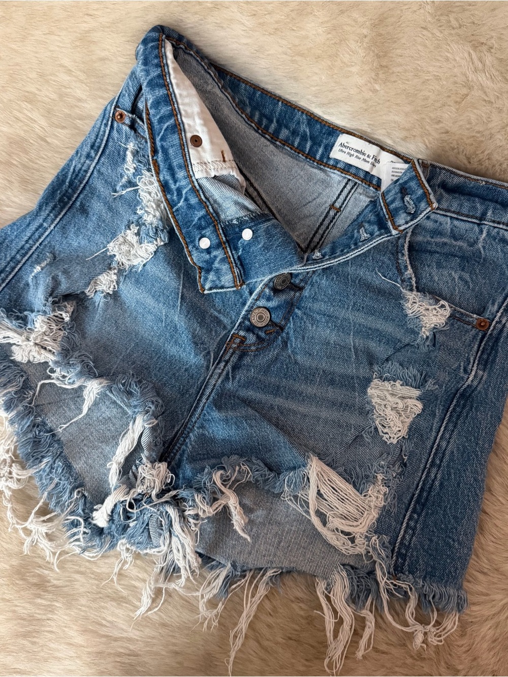 Abercrombie & Fitch Ultra High Rise Shorts